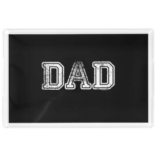 Dad Shirts for Dad _ Vintage Dad _ Idea Fathers Da Acrylic Tray