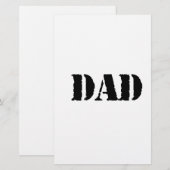 DAD Simple father's day gift (Front/Back)