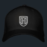 Dad Simple Modern Typography Custom Embroidered Baseball Cap<br><div class="desc">Dad Simple Modern Typography Custom Embroidered Baseball Cap features the simple modern embroidered text "Dad". Perfect as a gift for dad for Father's Day,  Christmas,  birthday and more. Created by Evco Studio www.zazzle.com/store/evcostudio</div>
