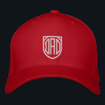 Dad Simple Modern Typography Custom Embroidered Baseball Cap<br><div class="desc">Dad Simple Modern Typography Custom Embroidered Baseball Cap features the simple modern embroidered text "Dad". Perfect as a gift for dad for Father's Day,  Christmas,  birthday and more. Created by Evco Studio www.zazzle.com/store/evcostudio</div>