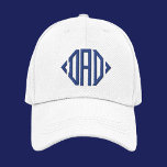 Dad Simple Modern Typography Custom Embroidered Baseball Cap<br><div class="desc">Dad Simple Modern Typography Custom Embroidered Baseball Cap features the simple modern embroidered text "Dad". Perfect as a gift for dad for Father's Day,  Christmas,  birthday and more. Created by Evco Studio www.zazzle.com/store/evcostudio</div>