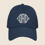 Dad Simple Modern Typography Custom Embroidered Baseball Cap<br><div class="desc">Dad Simple Modern Typography Custom Embroidered Baseball Cap features the simple modern embroidered text "Dad". Perfect as a gift for dad for Father's Day,  Christmas,  birthday and more. Created by Evco Studio www.zazzle.com/store/evcostudio</div>