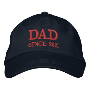 Dad Since 2021 Embroidered Baseball Cap