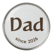 Dad since Year Easy Brown Happy