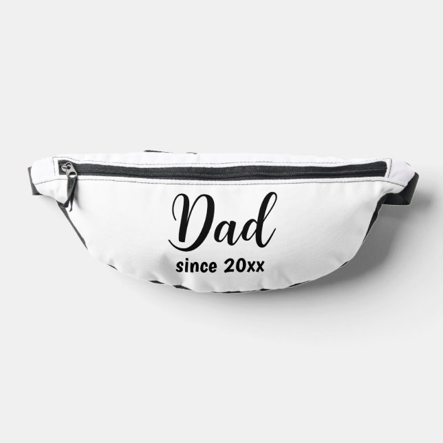 Dad Since Year Father Happy Fathers Day 2026 Fanny Pack (Lay Down)