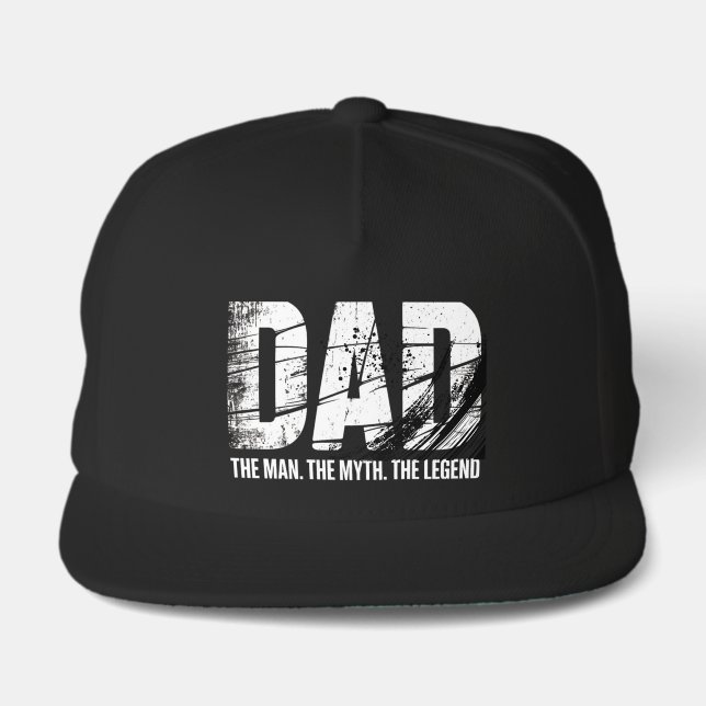 Dad Slogan Snap Back Hat (Front)