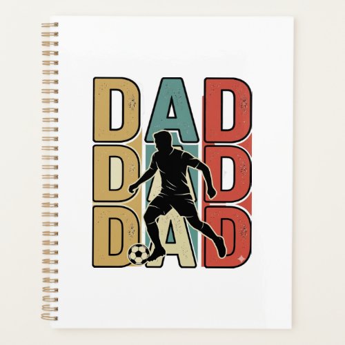 Dad Soccer Vintage Engraving Vector Design_1 Planner