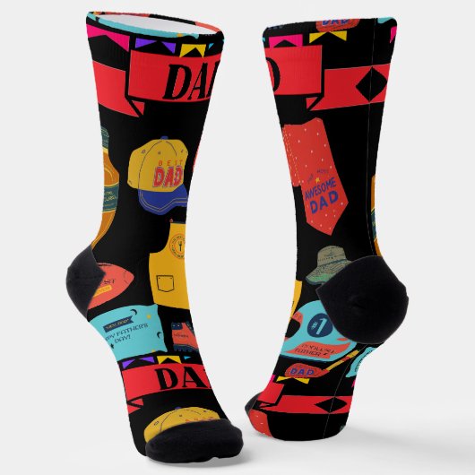 dad socks (Angled)