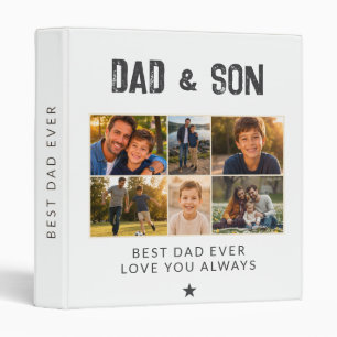 Dad & Son Family Photo Album Keepsake 3 Ring Binder