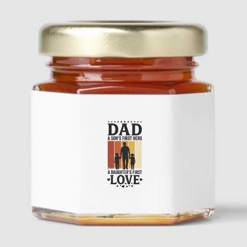Dad Son First Hero Daughter First Love Vintage Shi Honey Jar Favors