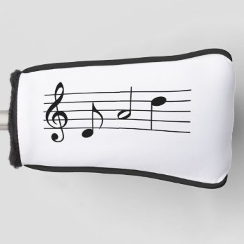 Dad Spelled In Music Notes Golf Head Cover by inspirationzstore at Zazzle