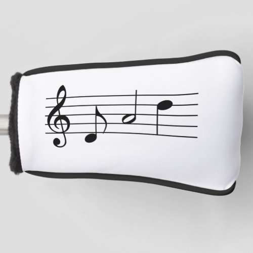 Dad spelled in Music Notes Golf Head Cover