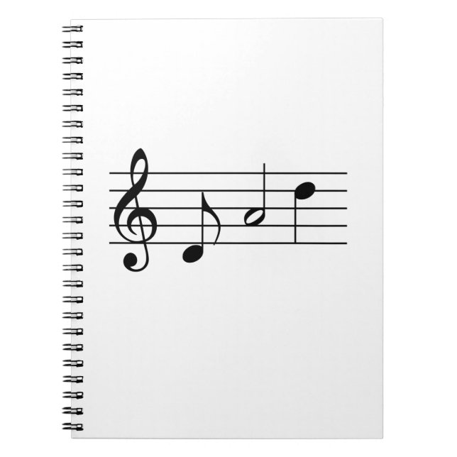 Dad spelled in Music Notes Notebook (Front)