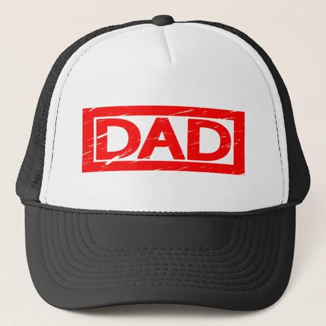 Dad Stamp Trucker Hat (Front)