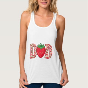 Dad Strawberry Lettering Vector Shirt Design_1