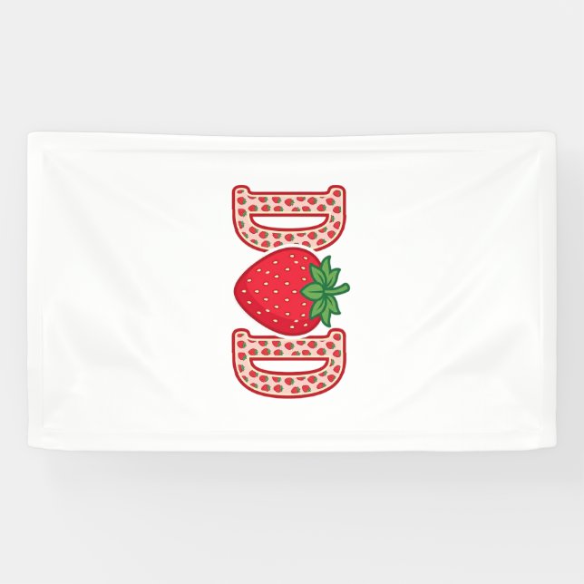Dad Strawberry Lettering Vector Shirt Design_1 Banner (Horizontal)