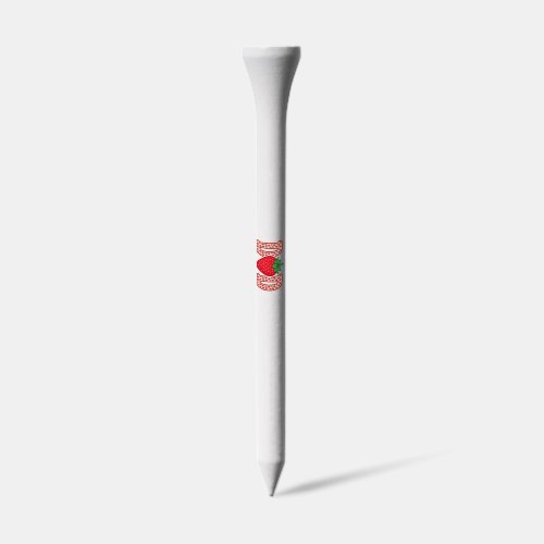Dad Strawberry Lettering Vector Shirt Design_1 Golf Tees