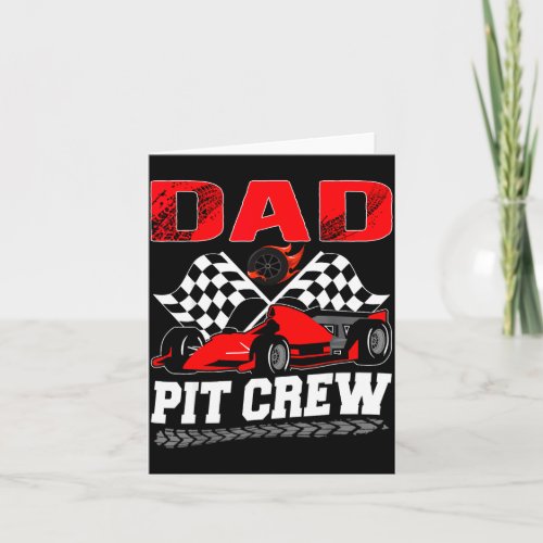 Dad T Crew Racing Family Race Car Birthday Boy 