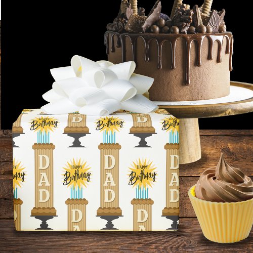 Dad Tall Chocolate Birthday Cake