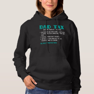 Dad Tax  Funny Dad Tax Definition Fathers Day Hoodie