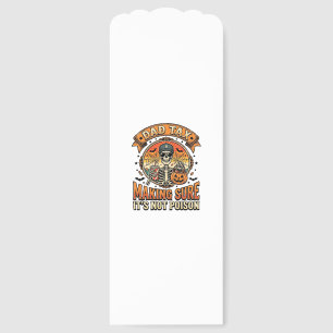 Dad Tax Funny Halloween Skeleton Candy_1 Bookmarks