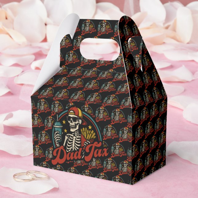 Dad Tax Making Sure It's Not Poison Skeleton Favor Boxes (Wedding)