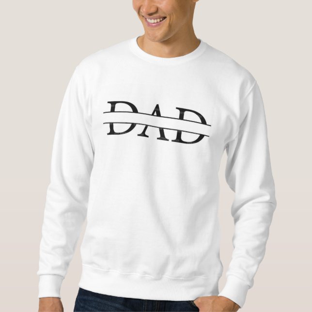 Dad Text Tee - Simple, Classic, and Full of Love! (Front)