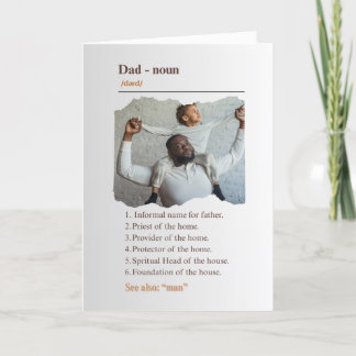 Dad Thank You Card