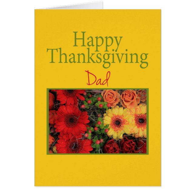 Dad Thanksgiving Card (Front)