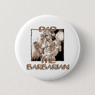 Dad the Barbarian Button
