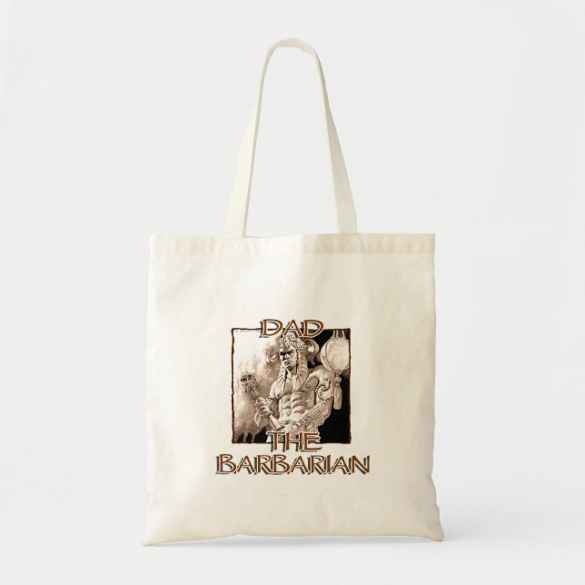 Dad the Barbarian Tote Bag (Front)
