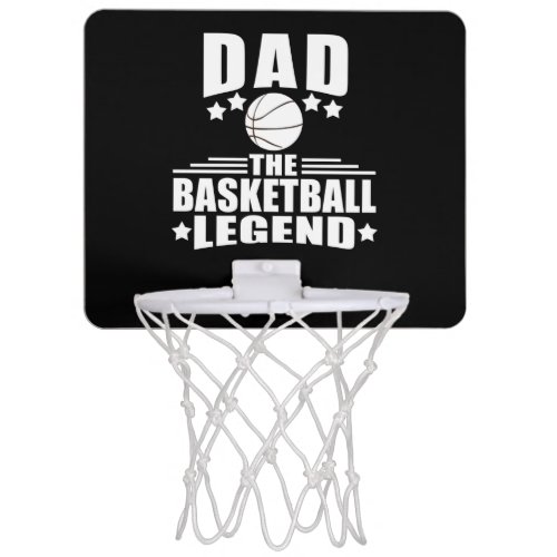 Dad the basketball legend funny fathers day gifts mini basketball hoop