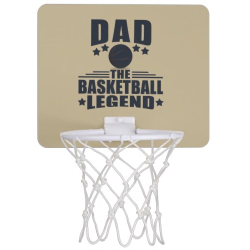 Dad the basketball legend funny fathers day gifts mini basketball hoop