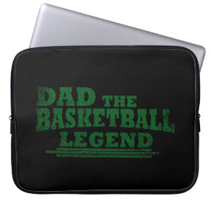 dad the basketball legend laptop sleeve