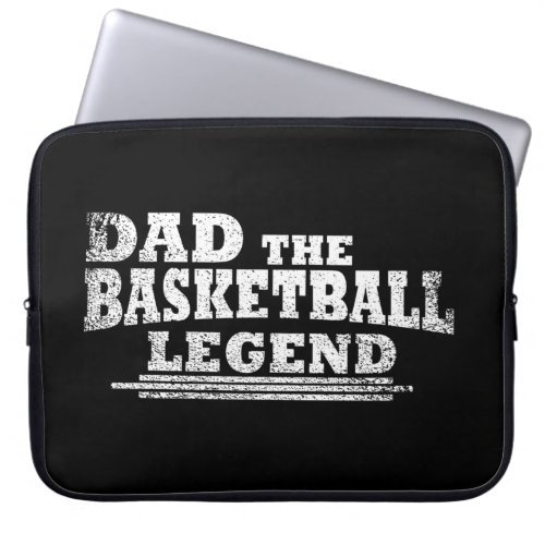 dad the basketball legend laptop sleeve