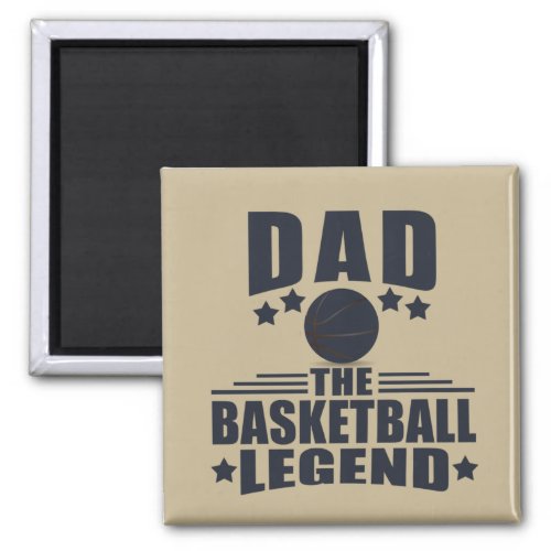 dad the basketball legend magnet