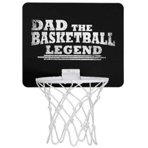 dad the basketball legend mini basketball hoop