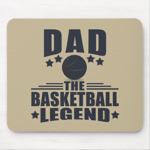 dad the basketball legend mouse pad