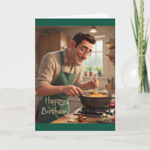 Dad the Cook Birthday Card