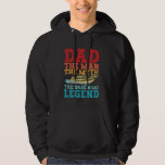 Dad The Drag Boat Legend Hoodie<br><div class="desc">Dad The Drag Boat Legend</div>