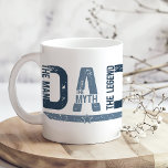 "DAD The Man Mith Legend" Father's Day Gift Coffee Mug<br><div class="desc">Celebrate the legend himself with this bold and classic "DAD – The Man. The Myth. The Legend." coffee mug — the perfect gift for Father's Day! Featuring strong typography and timeless design, this mug is a daily reminder of just how awesome Dad truly is. Whether he's enjoying morning coffee, afternoon...</div>