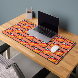 Dad The Man, The Myth, The Bad Influence Desk Mat