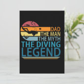 Dad The Man The Myth The Diving Legend (Standing Front)
