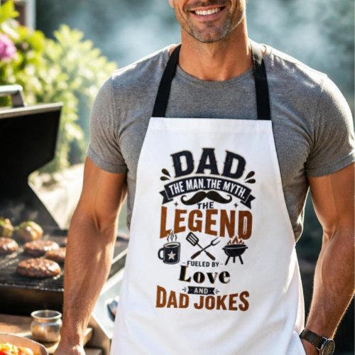 Dad The Man The Myth The Legend Apron