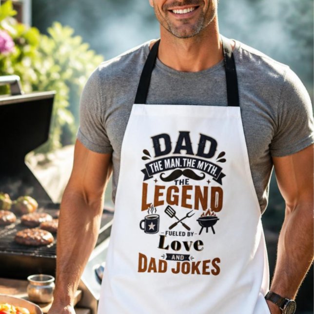 Dad The Man The Myth The Legend Apron (Creator Uploaded)