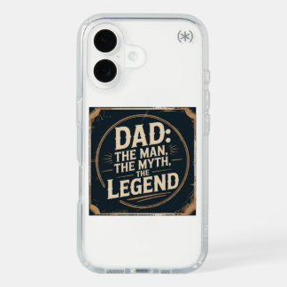 Dad: The Man, The Myth, The Legend – Bold Vintage iPhone 16 Case