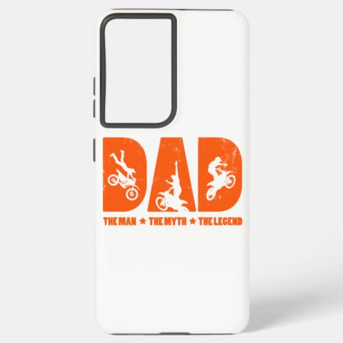 Dad The Man The Myth The Legend design Gift For Samsung Galaxy S21 Ultra Case
