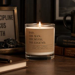 'Dad. The Man. The Myth. The Legend.' Father's Day Scented Candle