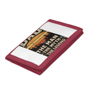 Dad The Man The Myth The Legend Funny Father Phone Tri-fold Wallet