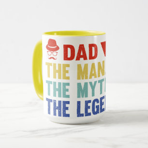 Dad. The Man, The Myth, The Legend. Mug